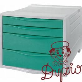 Pojemnik z szufladami ESSELTE COLOURICE zielony 626285 Pojemnik z szufladami ESSELTE COLOURICE zielony 626285