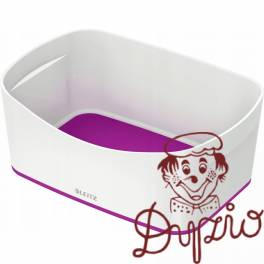 Pojemnik bez pokrywki MyBox, biało-fioletowy 52571062 Pojemnik bez pokrywki MyBox, biało-fioletowy 52571062