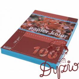 Papier ksero A4 160g KRESKA niebieski 100ark Papier ksero A4 160g KRESKA niebieski 100ark