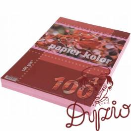 Papier ksero A4 160g KRESKA różowy 100ark Papier ksero A4 160g KRESKA różowy 100ark
