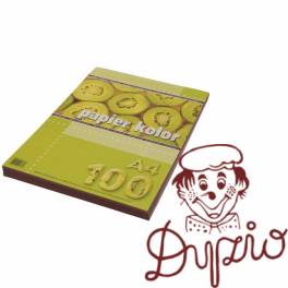 Papier ksero ciemno brązowy A4 100ark. KRESKA Papier ksero ciemno brązowy A4 100ark. KRESKA