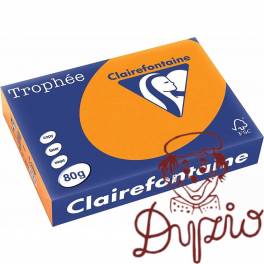 Papier ksero A4 80g TROPHEE pomarańczowy fluo 2978 500ark CLAIREFONTAINEk Papier ksero A4 80g TROPHEE pomarańczowy fluo 2978 500ark CLAIREFONTAINEk