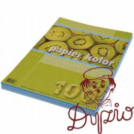 Papier ksero A4 KRESKA jasnoniebieski 100ark Papier ksero A4 KRESKA jasnoniebieski 100ark