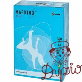 Papier ksero A4 160g MAESTRO COLOR AB48 intensywny błękitny 250a