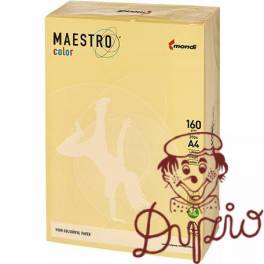 Papier ksero A4 160g MAESTRO COLOR YE23 pastel żółty (250ark) Papier ksero A4 160g MAESTRO COLOR YE23 pastel żółty (250ark)