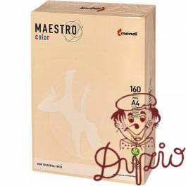 Papier ksero A4 160g MAESTRO COLOR CR20 pastel chamois (250arkuszy) Papier ksero A4 160g MAESTRO COLOR CR20 pastel chamois (250arkuszy)