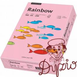 Papier ksero A4 160g.różowy R55 (250) RAINBOW 88042549 Papier ksero A4 160g.różowy R55 (250) RAINBOW 88042549
