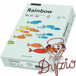 Papier ksero A4 160g RAINBOW R82 jasny niebieski 88042703 Papier ksero A4 160g RAINBOW R82 jasny niebieski 88042703