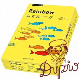 Papier ksero A4 160g RAINBOW R18 ciemnożółty 88042395 Papier ksero A4 160g RAINBOW R18 ciemnożółty 88042395