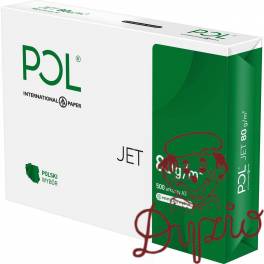Papier ksero A3 80g POLJET (5 ryz ) klasa białości A Papier ksero A3 80g POLJET (5 ryz ) klasa białości A