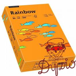 Papier ksero A4 80g RAINBOW R24 pomarańczowy 88042431