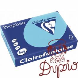 Papier ksero A4 80g TROPHEE błękit XCA41774 CLAIREFONTAINE Papier ksero A4 80g TROPHEE błękit XCA41774 CLAIREFONTAINE