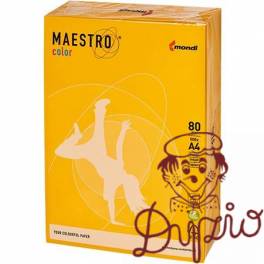 Papier ksero A4 80g MAESTRO COLOR SY40 Intensywny żółty słoneczny Papier ksero A4 80g MAESTRO COLOR SY40 Intensywny żółty słoneczny