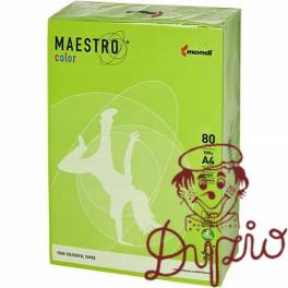 Papier ksero A4 80g MAESTRO COLOR LG46 Intensywny zieleń limonki