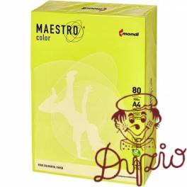 Papier ksero A4 80g MAESTRO COLOR NEOGB neonowyodcień żółty Papier ksero A4 80g MAESTRO COLOR NEOGB neonowyodcień żółty