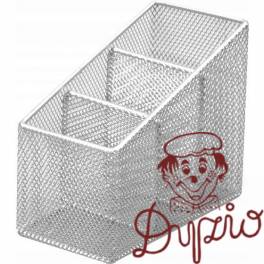 Przybornik do długopisów siatka srebrny BV511-S TETIS Przybornik do długopisów siatka srebrny BV511-S TETIS