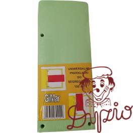 Przekładki 98x240 wąskie (100szt.) odcienie zieleni GIMAR Przekładki 98x240 wąskie (100szt.) odcienie zieleni GIMAR