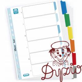Przekładki kartonowe A4+ MYLAR 1-6 kolor 100204992 OXFORD Przekładki kartonowe A4+ MYLAR 1-6 kolor 100204992 OXFORD