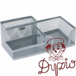 Przybornik na biurko GRAND metalowy srebrny GR-093S 120-1335 Przybornik na biurko GRAND metalowy srebrny GR-093S 120-1335