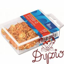Pinezka tapicerska złota (50szt.) GT200-O TETIS Pinezka tapicerska złota (50szt.) GT200-O TETIS