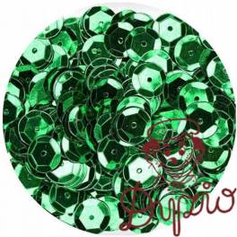 Cekiny błyszczące 8mm zielone B140 BREWIS Cekiny błyszczące 8mm zielone B140 BREWIS