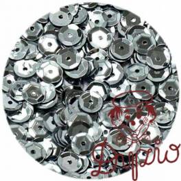 Cekiny błyszczące srebrne 6mm B200 BREWIS Cekiny błyszczące srebrne 6mm B200 BREWIS