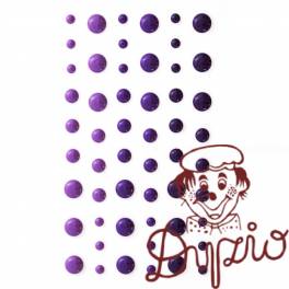 Kropki samop.emaliowane 4-7mm fioletowe 54szt 251118 Galeria Papieru Kropki samop.emaliowane 4-7mm fioletowe 54szt 251118 Galeria Papieru