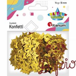 Konfetti gwiazdki 14g złote 284809 TITANUM Konfetti gwiazdki 14g złote 284809 TITANUM