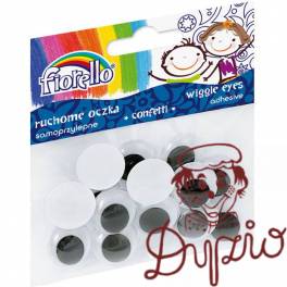 Confetti FIORELLO GR-KE15-20 oczka samoprzylepne 170-2430 Confetti FIORELLO GR-KE15-20 oczka samoprzylepne 170-2430