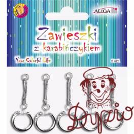 Zawieszki z karabińczykiem (5 sztuk) PH-5631 ALIGA Zawieszki z karabińczykiem (5 sztuk) PH-5631 ALIGA