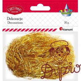 Włosy anielskie 20g złote 389727 TITANUM Włosy anielskie 20g złote 389727 TITANUM