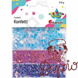 Konfetti kwiaty, serca, motyle 472942 TITANUM