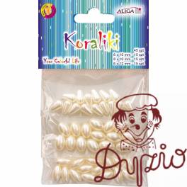 Koraliki perłowe plastikowe mix rozm. 45szt. PJ-7889 ALIGA Koraliki perłowe plastikowe mix rozm. 45szt. PJ-7889 ALIGA