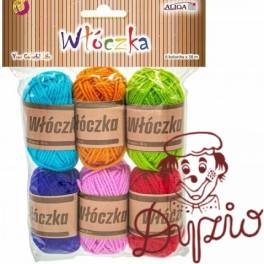 Włóczka mix kol. 38m 6szt. WL-9410 ALIGA Włóczka mix kol. 38m 6szt. WL-9410 ALIGA