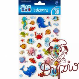 Naklejki 140x260 S-BOO MET3D RYBKI 493714