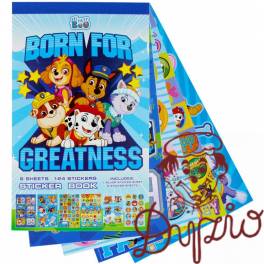Naklejka-książeczka 145x240 PAW PATROL 32szt. 484395 Naklejka-książeczka 145x240 PAW PATROL 32szt. 484395