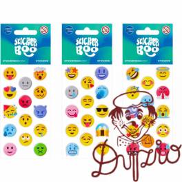 Naklejki 66x180 S-BOO Emotikony 3 534614 Naklejki 66x180 S-BOO Emotikony 3 534614