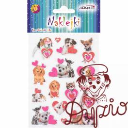 Naklejki psy i koty mix wzorów 10x14cm NK-9104 ALIGA Naklejki psy i koty mix wzorów 10x14cm NK-9104 ALIGA
