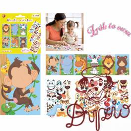 Album z naklejkami ZRÓB TO SAM 14x25cm NK-0100 ALIGA