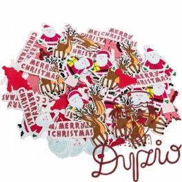 Naklejki z pianki MERRY CHRISTMAS 120szt. PVX26 BREWIS Naklejki z pianki MERRY CHRISTMAS 120szt. PVX26 BREWIS