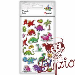 Naklejki wypukłe BABY DINO 21szt. 457784 TITANUM Naklejki wypukłe BABY DINO 21szt. 457784 TITANUM
