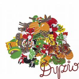 Naklejki z pianki LAS 48 szt. PVC55 BREWIS Naklejki z pianki LAS 48 szt. PVC55 BREWIS