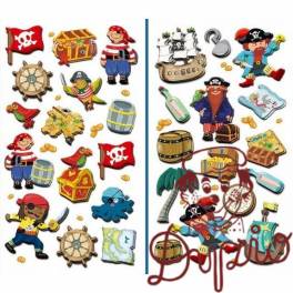 Naklejki 3D PIRACI mix CLA14 BREWIS