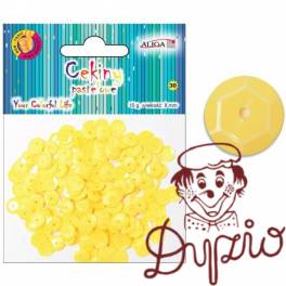 Cekiny pastelowe żółte 8mm, 10g WMT-103(30) ALIGA Cekiny pastelowe żółte 8mm, 10g WMT-103(30) ALIGA