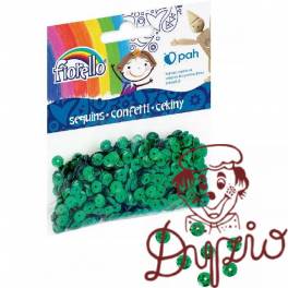 Cekiny konfetti FIORELLO GR-C14-6G kółka zielone 170-2514 Cekiny konfetti FIORELLO GR-C14-6G kółka zielone 170-2514