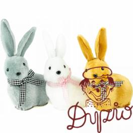 Króliczki Wielkanocne mix kol. wys.13 cm (3 szt.) WKZ-8092 ALIGA Króliczki Wielkanocne mix kol. wys.13 cm (3 szt.) WKZ-8092 ALIGA
