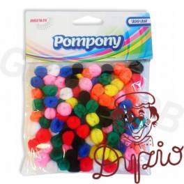 Pompony standard 10mm mix kolorów POM33 BREWIS Pompony standard 10mm mix kolorów POM33 BREWIS