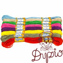 Mulina pastelowa mix 8 kol. 8m MPMIX BREWIS Mulina pastelowa mix 8 kol. 8m MPMIX BREWIS
