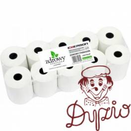 Rolki termiczne 57mmx30m (10szt) EMERSON rt05730wkff zdrowy paragon Rolki termiczne 57mmx30m (10szt) EMERSON rt05730wkff zdrowy paragon