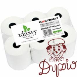 Rolki termiczne 57mmx100m (6szt) EMERSON rt057100wkkff zdrowy paragon Rolki termiczne 57mmx100m (6szt) EMERSON rt057100wkkff zdrowy paragon